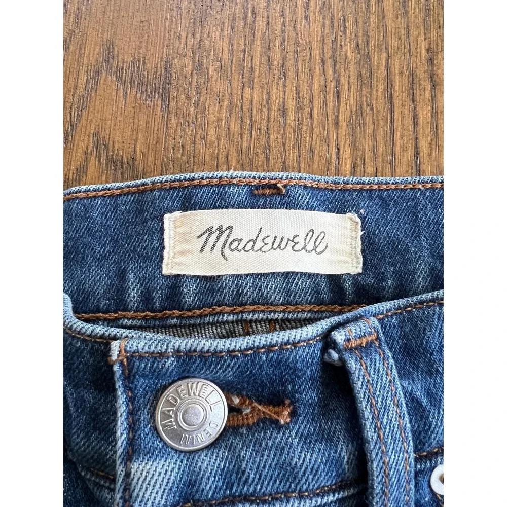Madewell Perfect Vintage Straight Jeans Denim High Rise Blue 27 Mom Jeans preppy